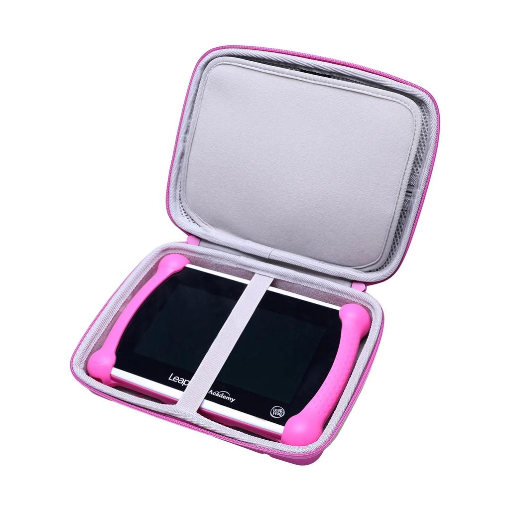 LTGEM Pink EVA Hard Case for LeapFrog LeapPad Academy Kids' Learning Tablet