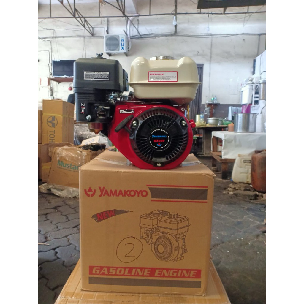1 SET SANCHIN SCN30 Lengkap + Mesin Penggerak Bensin Gasoline ENGINE YAMAKOYO GX160 + Rangka + Pully