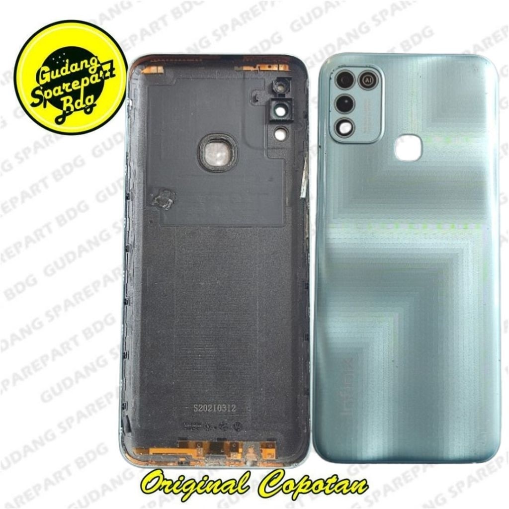 Backdoor Tutup Belakang Infinix Hot 10 play Second Copotan