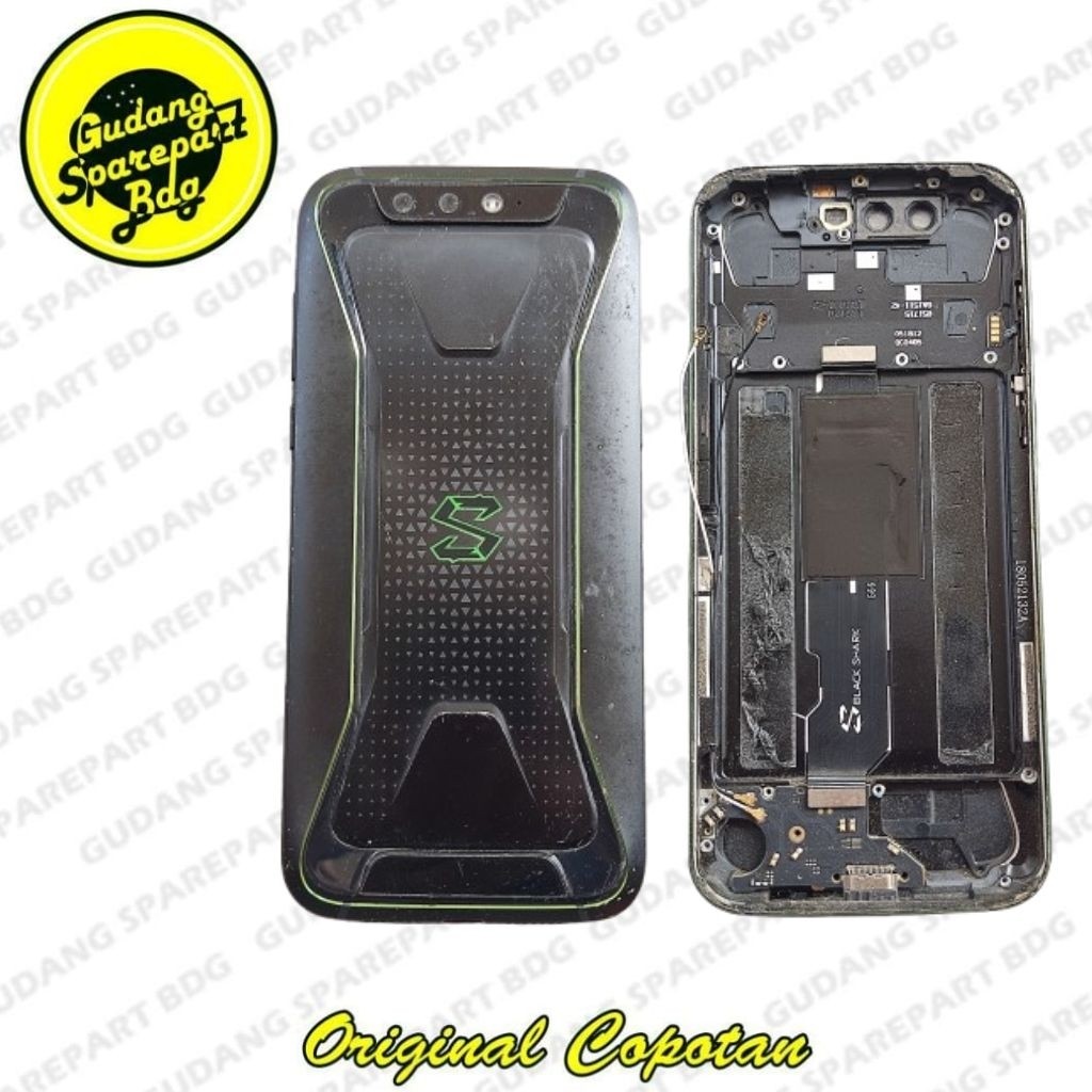 Backdoor Tutup Belakang Xiaomi Black Shark 1 Second Copotan