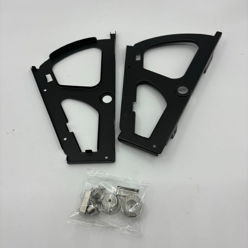Sepasang Engsel Braket Rak Sepatu Bahan Besi 1/2/3 Susun Sparepart Lemari Rak Sepatu Putar Kuat Awet