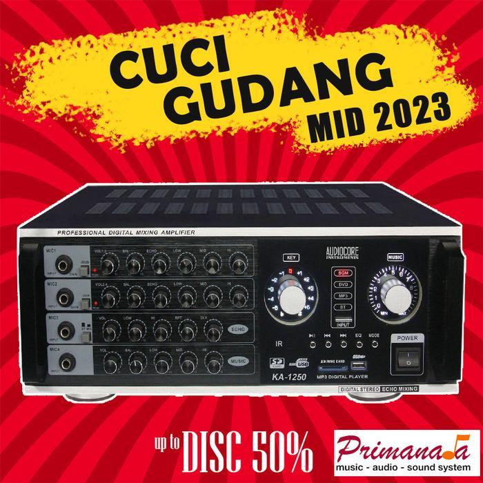 MEGA SALE Audiocore KA-1250 / KA1250 / KA 1250 Karaoke Power Mixer Amplifier