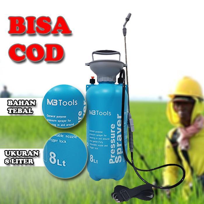 Pressure Sprayer 8 Liter // Semprotan 8 Liter // Semprotan Berkebun - Biru
