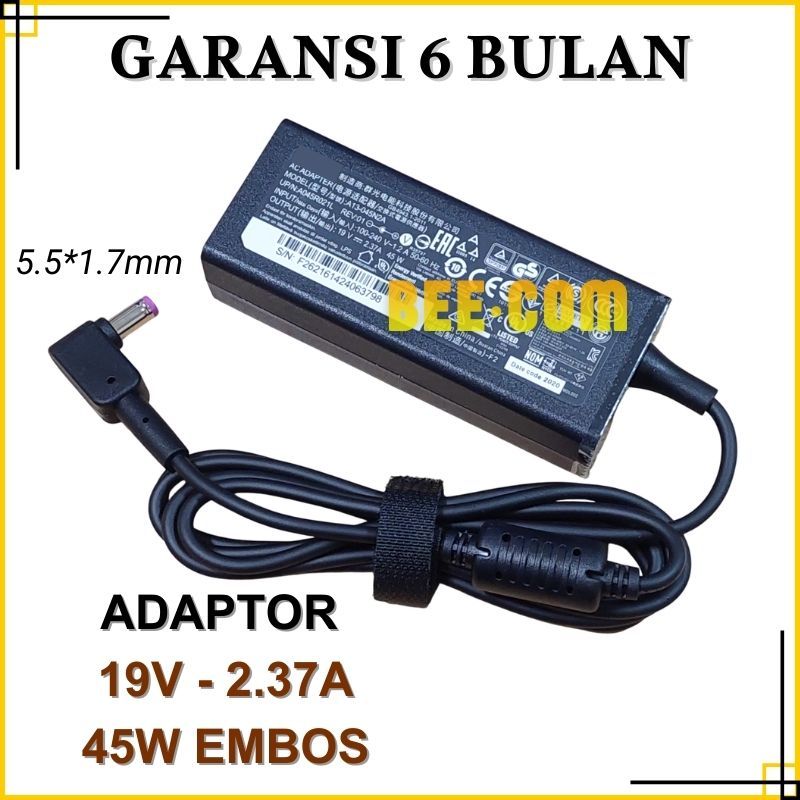 Adaptor Charger Acer Aspire 3 A314-32 A314-32-C3X0 45W Embos -BEE