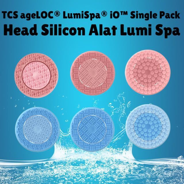 TCS LumiSpa iO Head - Silicone Head Alat Facial, Untuk Pengganti yang Sudah Aus, Menjaga Kinerja & K