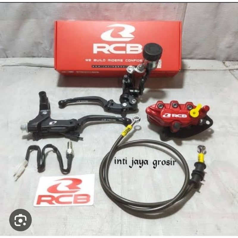 paket master rem kaliper selang rem rcb e2 oval dan tipe S1 series Honda Yamaha Suzuki master rem Mi