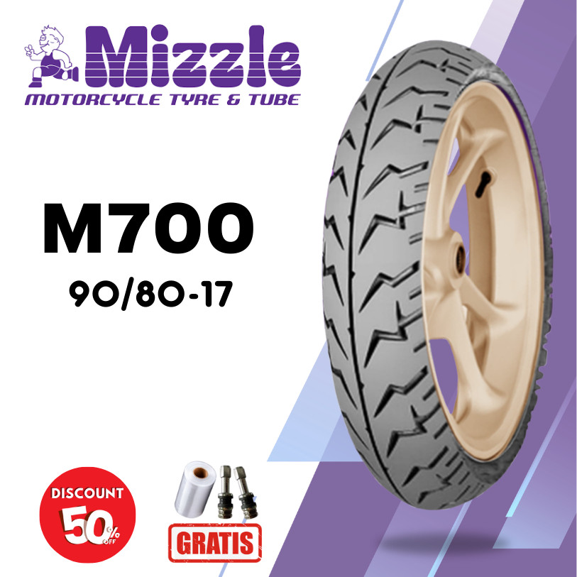 Ban Motor MIZZLE M700 90/80 Ring 17 Tubeless