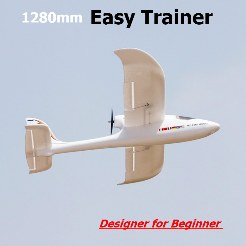 FMS 1280mm Easy Trainer 1280 4 2S PNP Durable EPO Trainer Beginer RC Airplane Hobby Model Plane Airc
