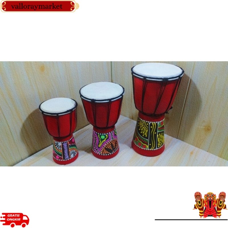 READY kendang Djembe ,Gendang jimbe ,kendang anak anak alat musik VLM