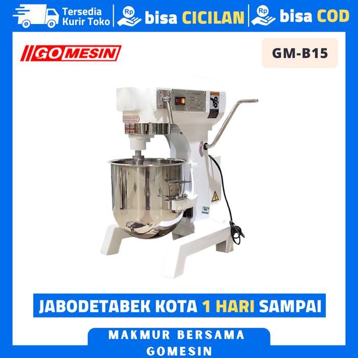 Mixer Roti Mesin Pengaduk Adonan Gomesin Gm-B15 Kapasitas 5 Kg