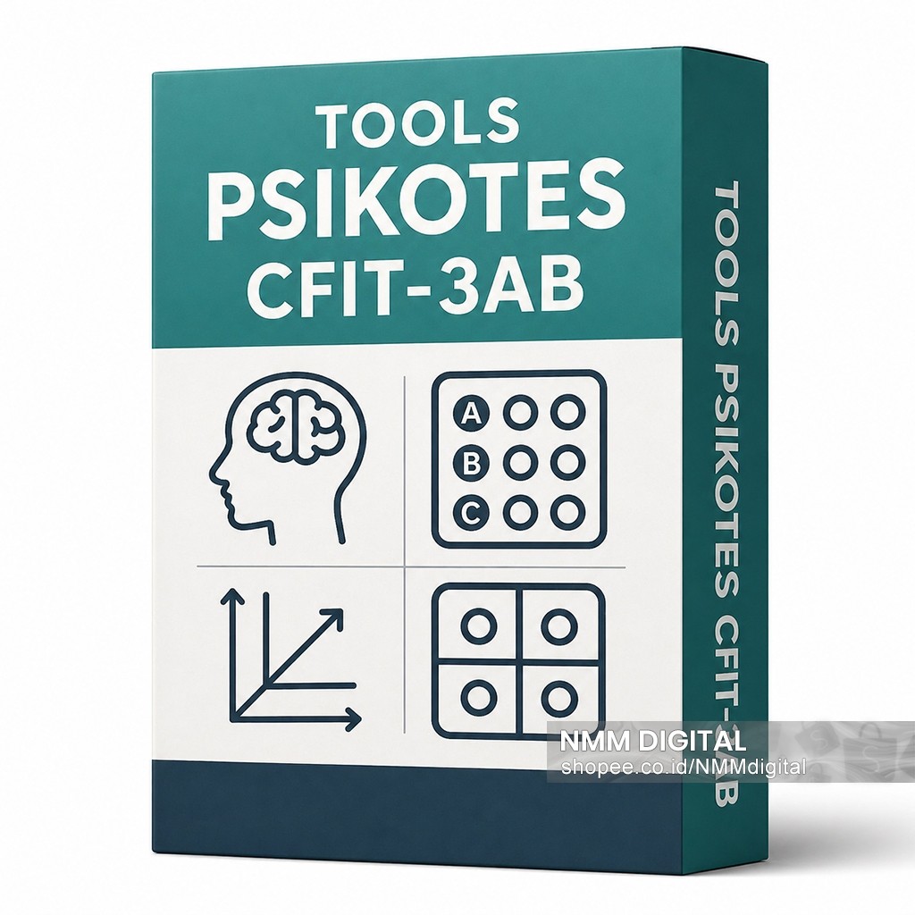 TOOLS PSIKOTES CFIT 3A & 3B - Tes Psikologi Dewasa Usia Kerja: Program Pengukur Kecerdasan IQ Test