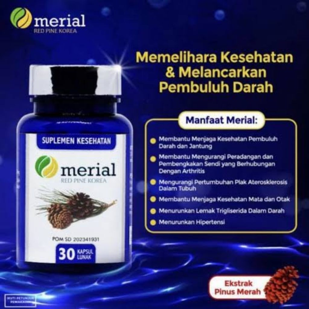 Merial Kapsul Original Hipertensi / Kolestrol Ampuh