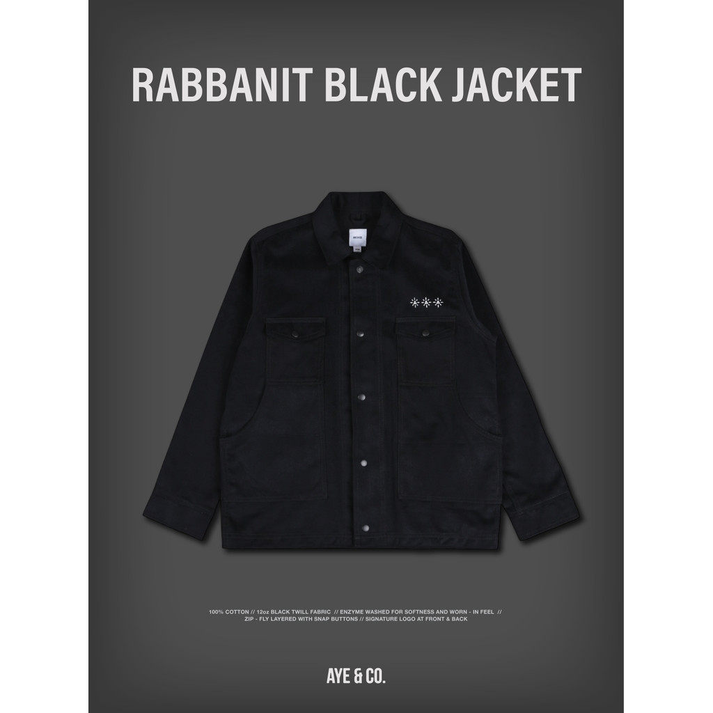 AYE & CO - Rabbanit Black Jacket
