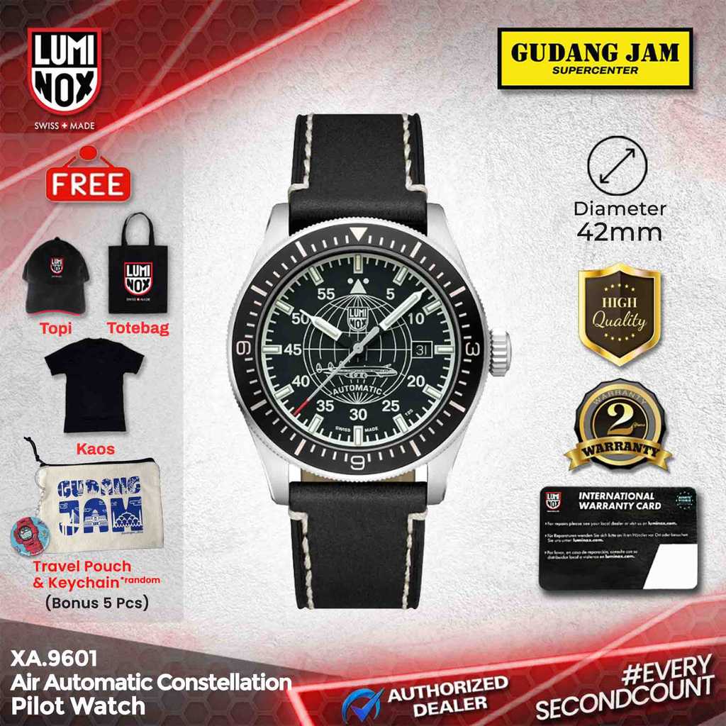 Jam Tangan Luminox Pria XA.9601 Air Automatic Constellation Pilot Watch