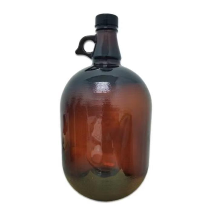 Amber Beer Growler 2500ml / Gallon Amber / Botol Kaca Coklat Besar / Botol Amber / Amber Glass / Bro
