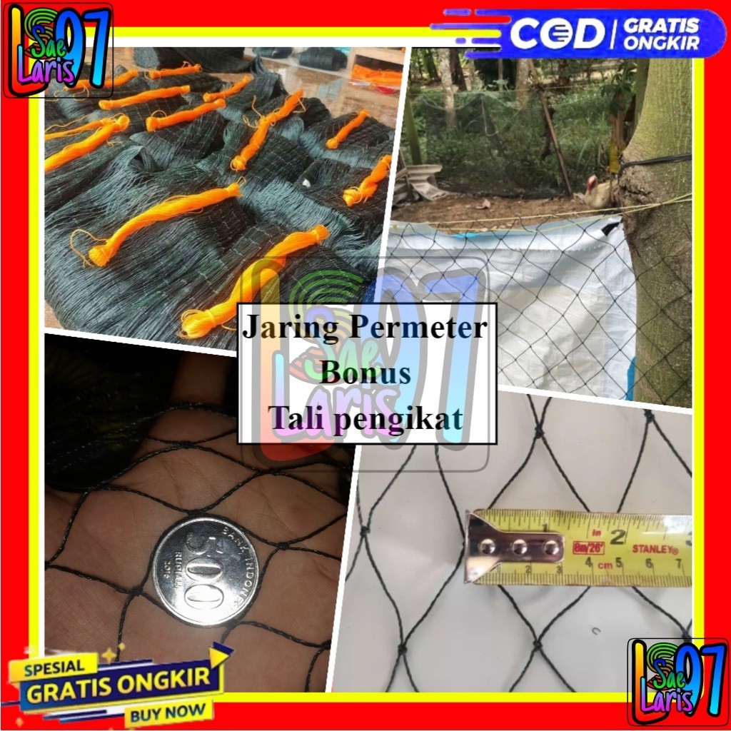 Jaring Tanaman Merambat/Rambatan Tanaman Tahan Sinar Matahari/Jaring Tanaman Anggur Pare Buah Termur