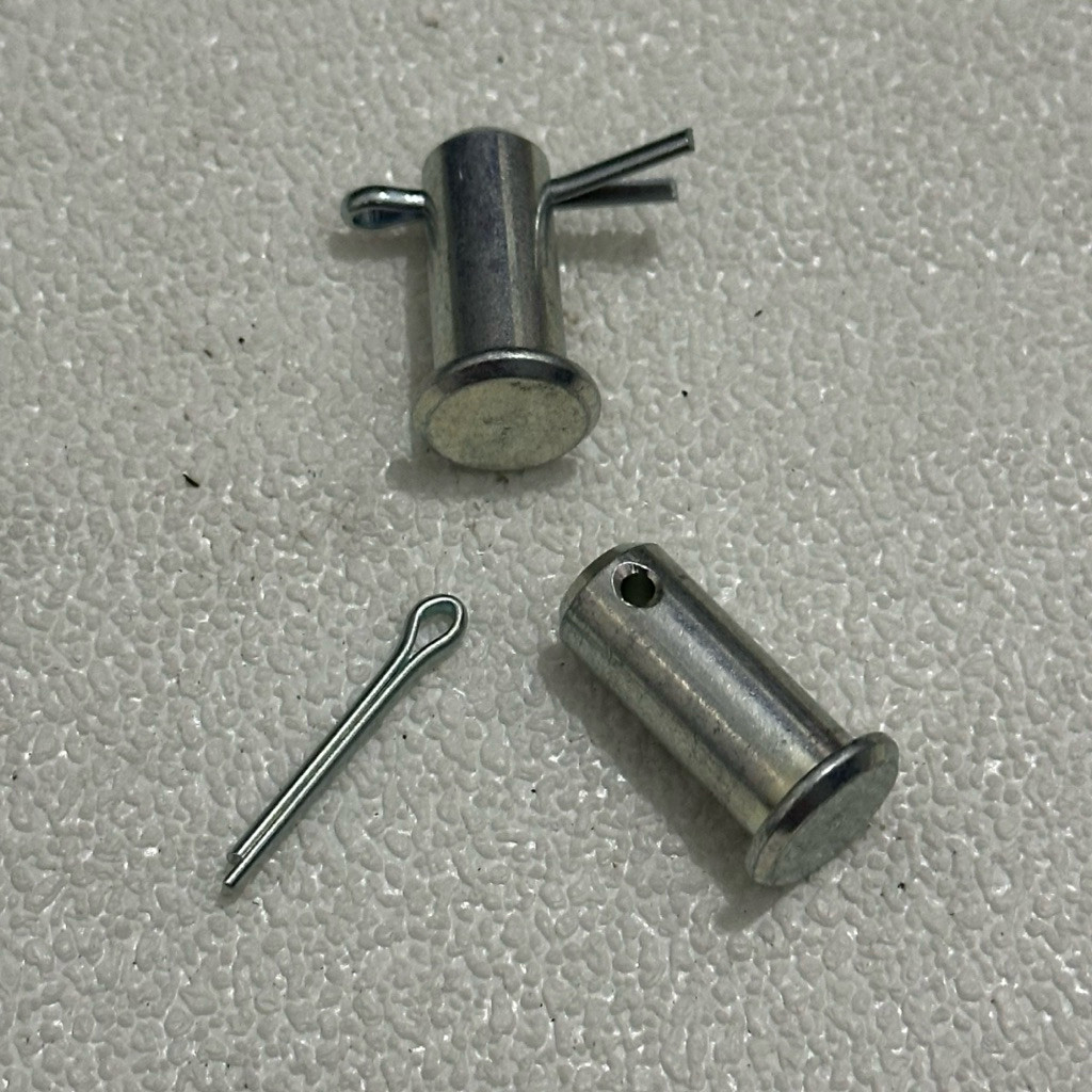 AS PEN SPIT PENDEK M10 PANJANG 2,5 CM ATAU 25MM PEN GEARBOX GIGI PENGHUBUNG BSA MACLES AJS UNIVERSAL