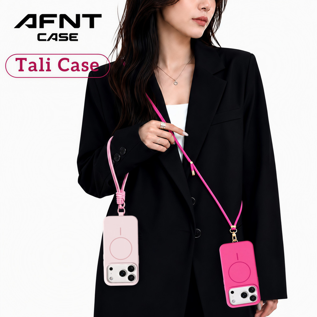 New Yang Trendi Lucu Lanyard Case Untuk IPhone 17 16 15 14 13 Pro Max Casing Silikon Magnetik Tali H