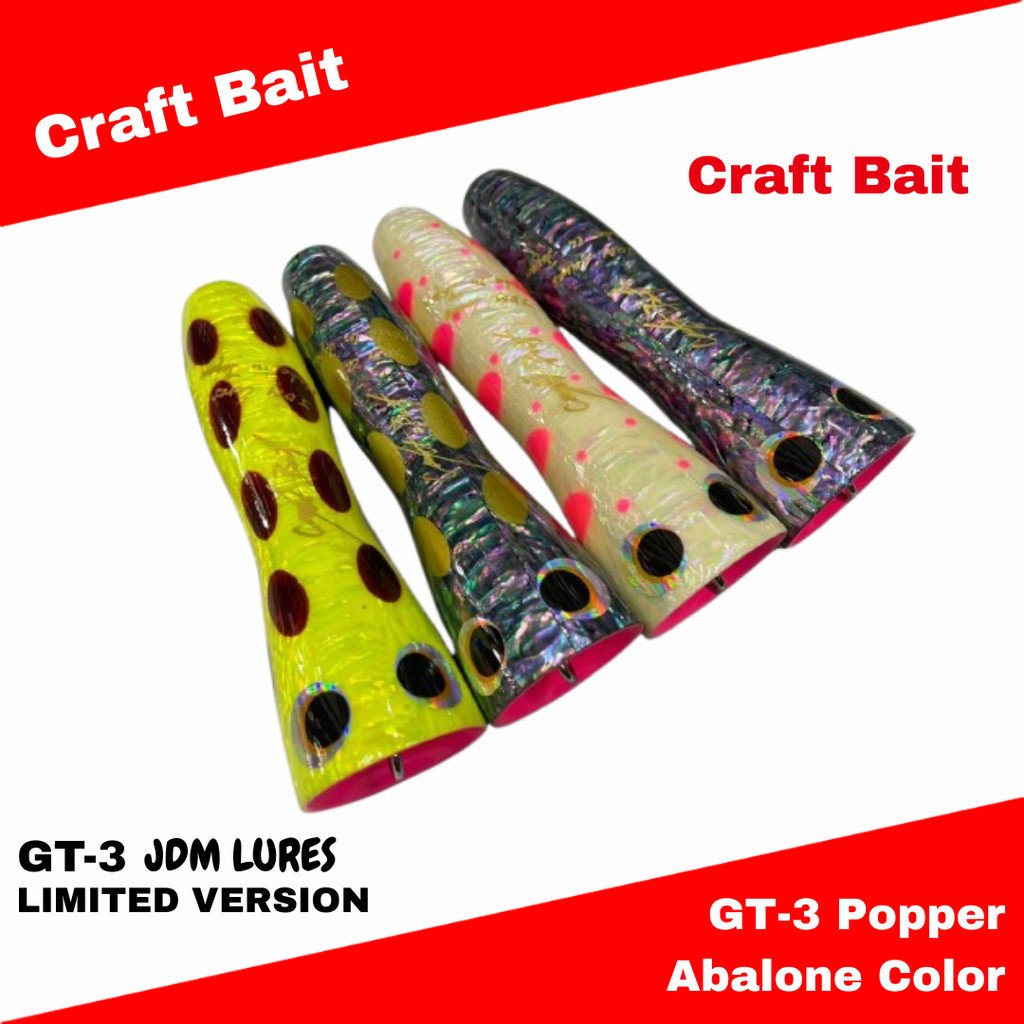 Craft Bait GT-3 Floating Popper Abalone Color
