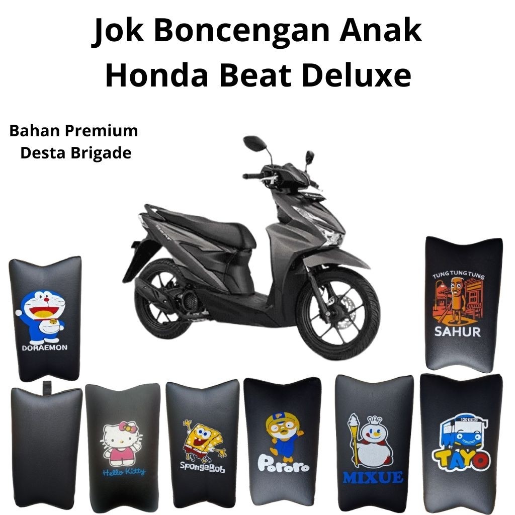 jok boncengan anak Honda Beat Deluxe - jok tambahan depan anak motor beat deluxe -rangka kuat