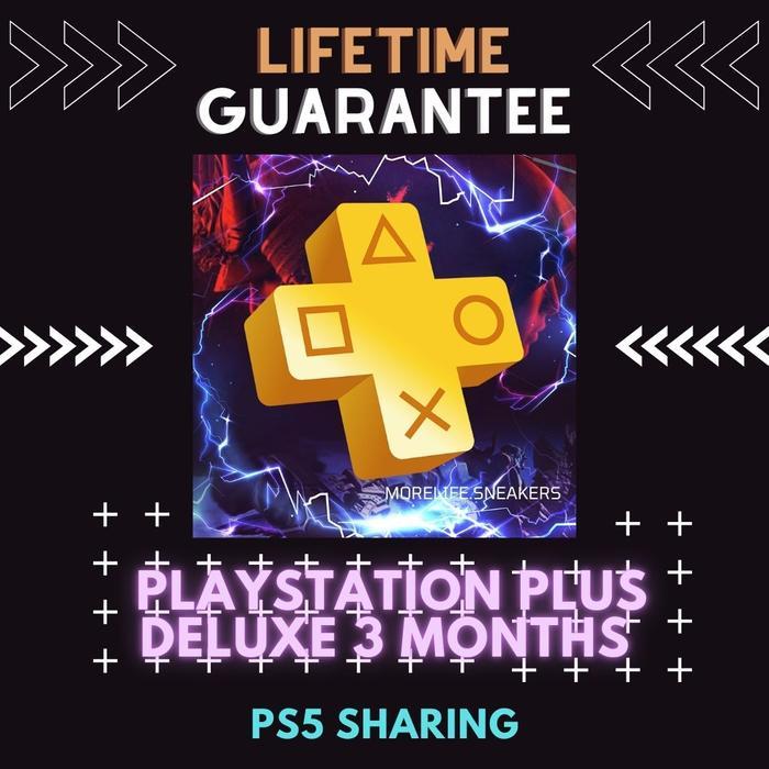[NEW] Ps Plus PlayStation Plus Deluxe 3 months, PS Plus Deluxe, for PlayStation 5, PS5 Digital & Dis