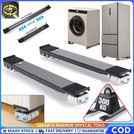 360° Roda Lemari Portable & Roda Kaki Mesin Cuci Kulkas 2 Pintu