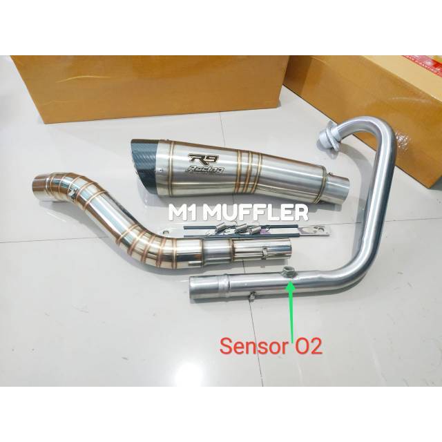 Knalpot Racing R9 H2 Fullsystem Ninja 250 RR Mono Ninja 250 SL