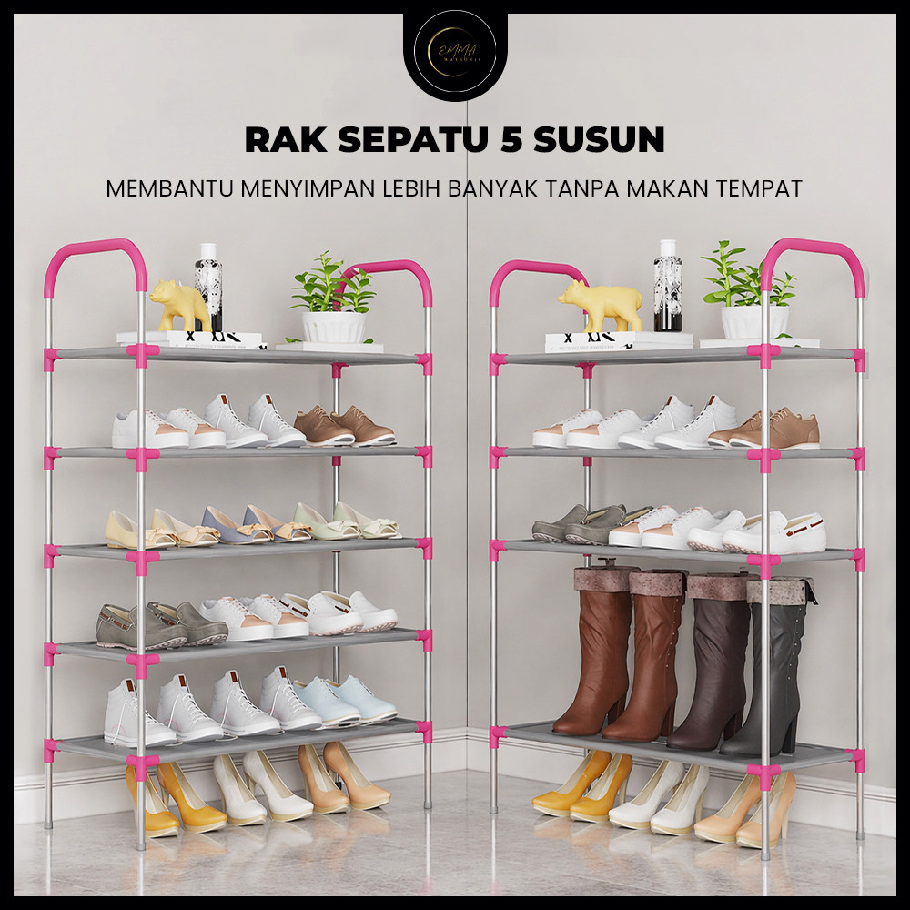 AN Rak sepatu Payung 5 susun Holder