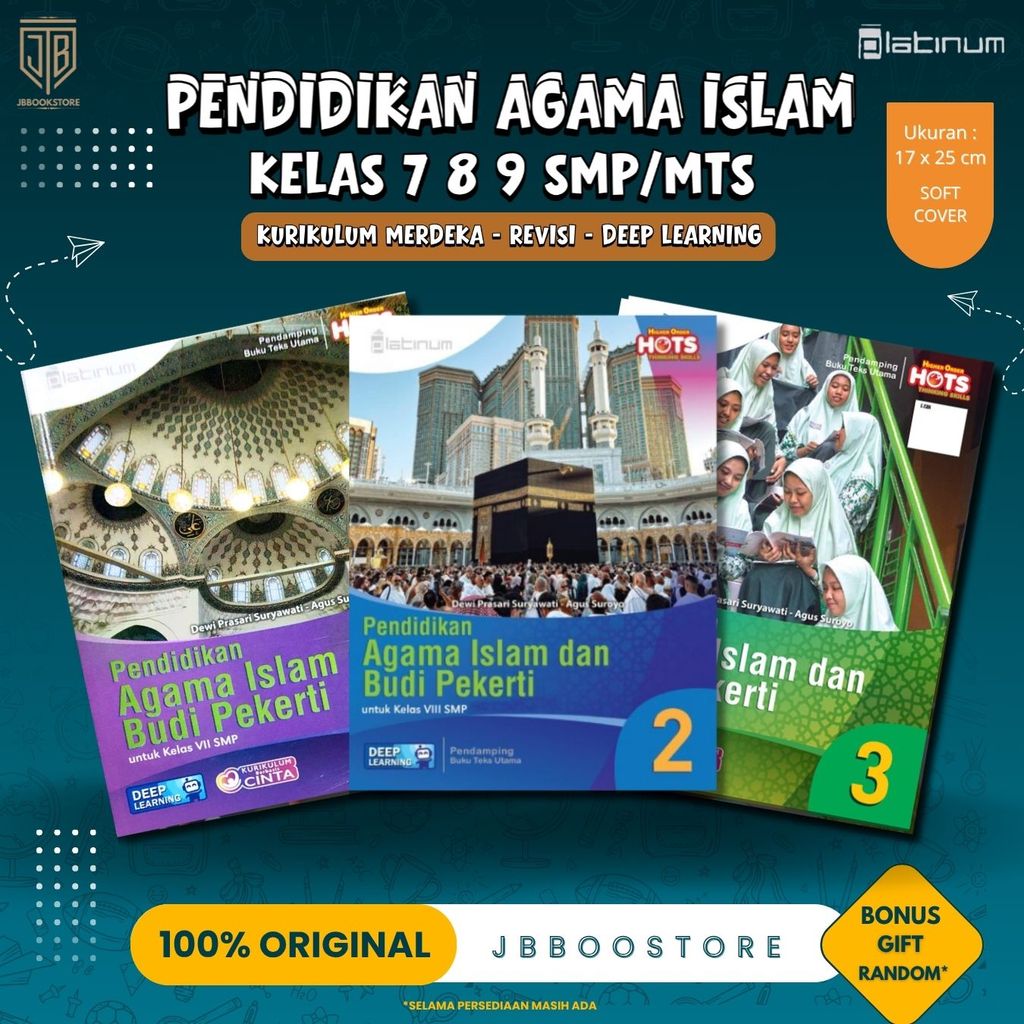 [ Tiga Serangkai ] Pendidikan Agama Islam Dan Budi Pekerti kelas 7 8 9 SMP/MTS / PAI SMP / Kurikulum
