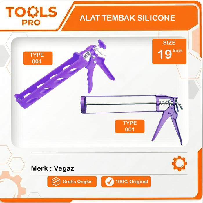 Lem sealent lem tembak kaca alat lem tembak 19 inch kaca lem silicon bening lem silikon putih hitam 