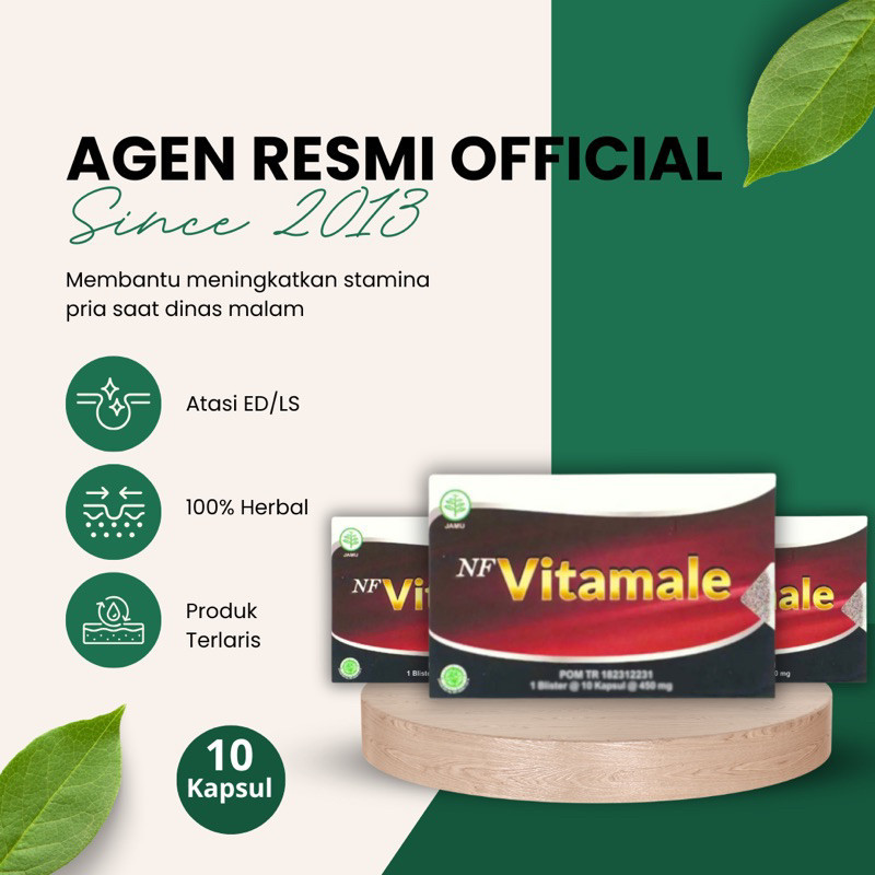 VitamalePilihanProdukAsliNewOriginal100%HwiBahanHerbalBundlingTradisional
