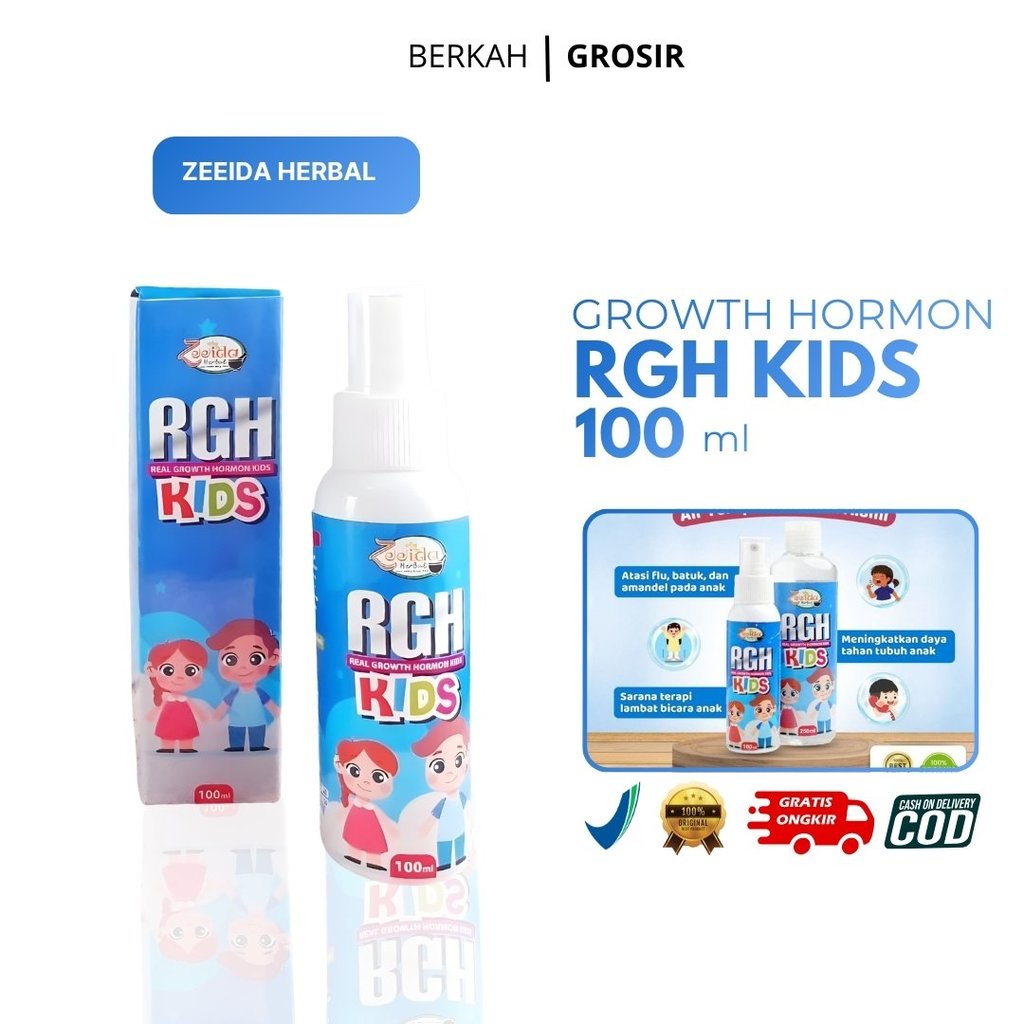 RGH Kids Zeeida Herbal Original | Suplemen Anak Bantu Jaga Daya Tahan Tubuh