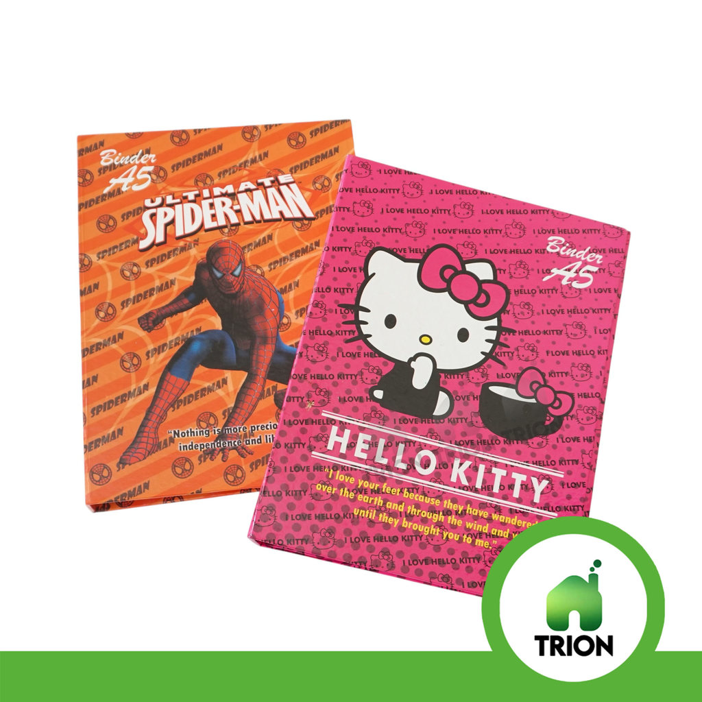 Binder Hard cover A5 Karakter Kartun / Binder Untuk Anak-Anak / Notebook Lucu / Binder Menarik
