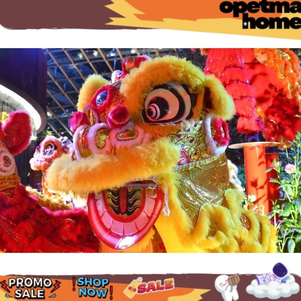 NEW ARRIVALS Bayar Ditempat BARONGSAI FULL LED MATA SUPER BESAR MAINAN ANAK-ANAK ATAPUN ORANG DEWASA
