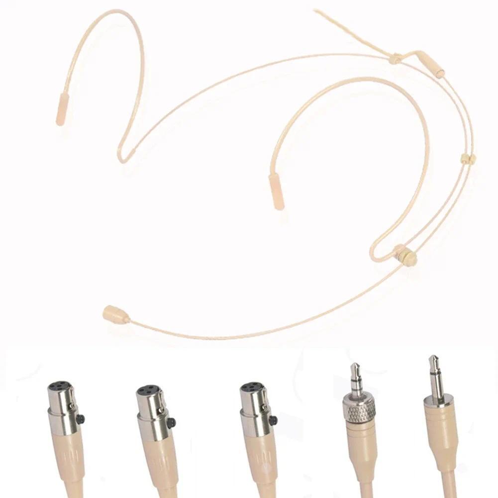 Double Earhook Headset Microphone Headworn Microphone HotSale For Shure Wireless Omnirectional Conde