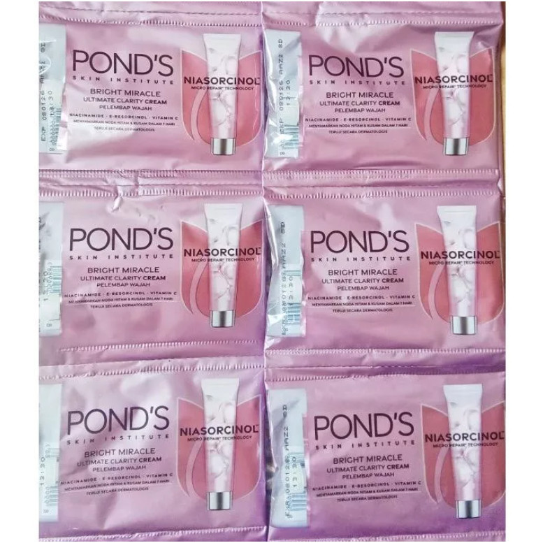 Grosir PONDS Sachet BRIGHT MIRACLE ULTIMATE CLARITY CREAM 7,5 G Ponds Bright Miracle Ultimate Clarit