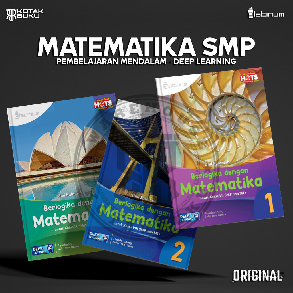 [ TS ] Buku Matematika kelas 7 8 9 SMP Deep Learning  / Matematika SMP / Platinum 2026