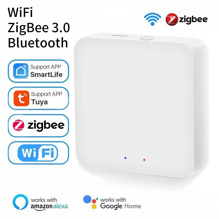 Tuya ZigBee 3.0 Multimode Gateway/Tuya Bluetooth Gateway Smart Home Wireless Remote Control Collabor