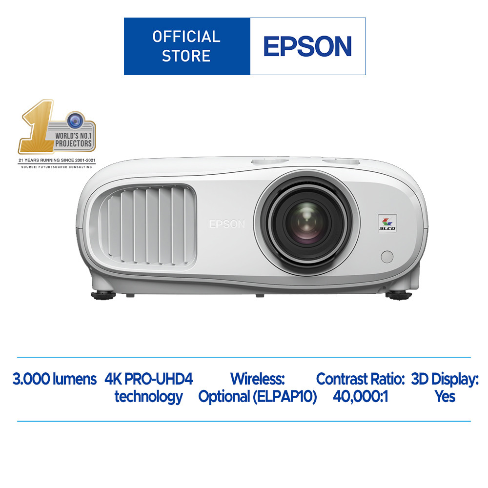Projector Epson EH TW7000 4K PRO UHD 3 LCD 3000 LUMENS