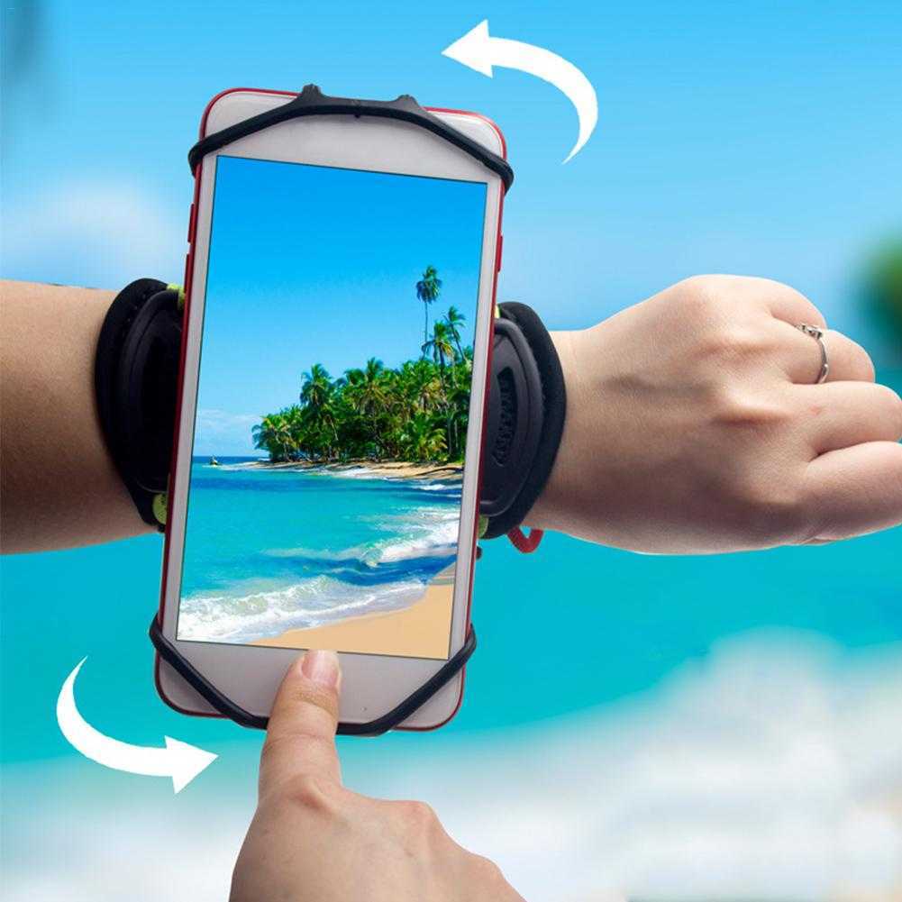 Holder HP Lengan & Pergelangan Tangan Rotasi 360 Running Sport Armband