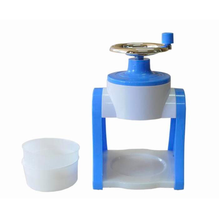 Mesin Serut Es Manual Portable Ice Crusher Pembuat Es Serut Mini Alat Penghancur Es Batu Praktis Rum