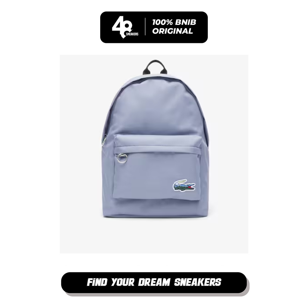 Tas Lacoste Landscape Crocodile Backpack Mountain Croc Flint Stone (NU5142HN) Original