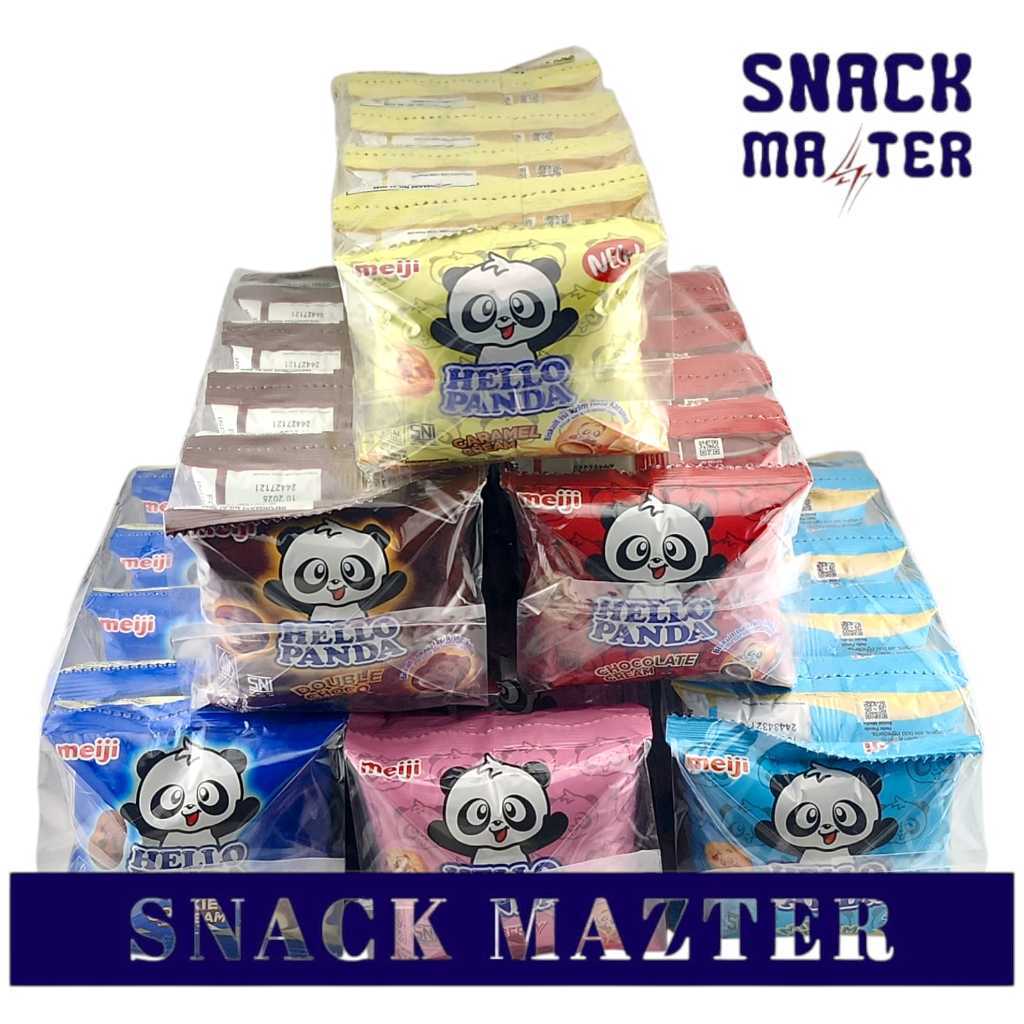 CIKI SNACK Hello Panda Renceng Biskuit Jepang Halal MUI 10 Bks