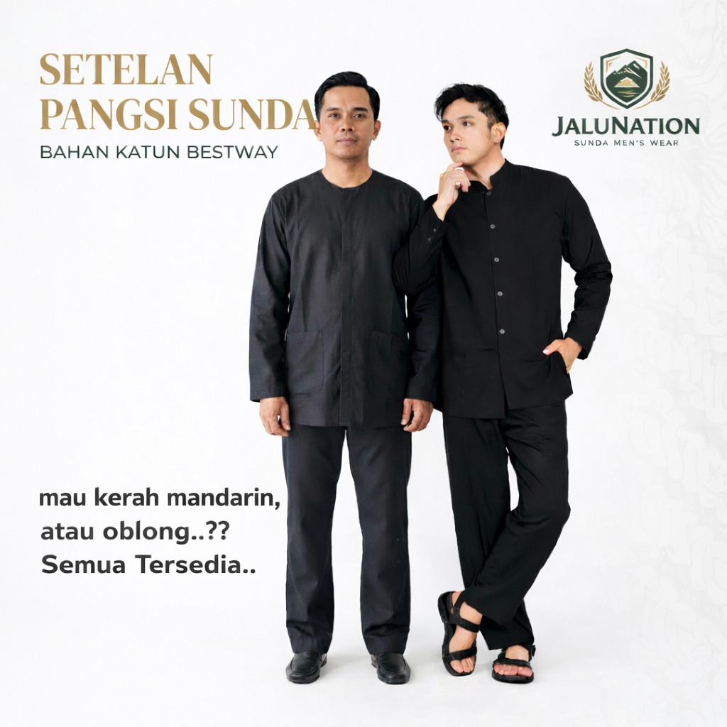 Setelan Baju Pangsi Sunda Dewasa Setelan Pangsi Dewasa Bahan Bestway