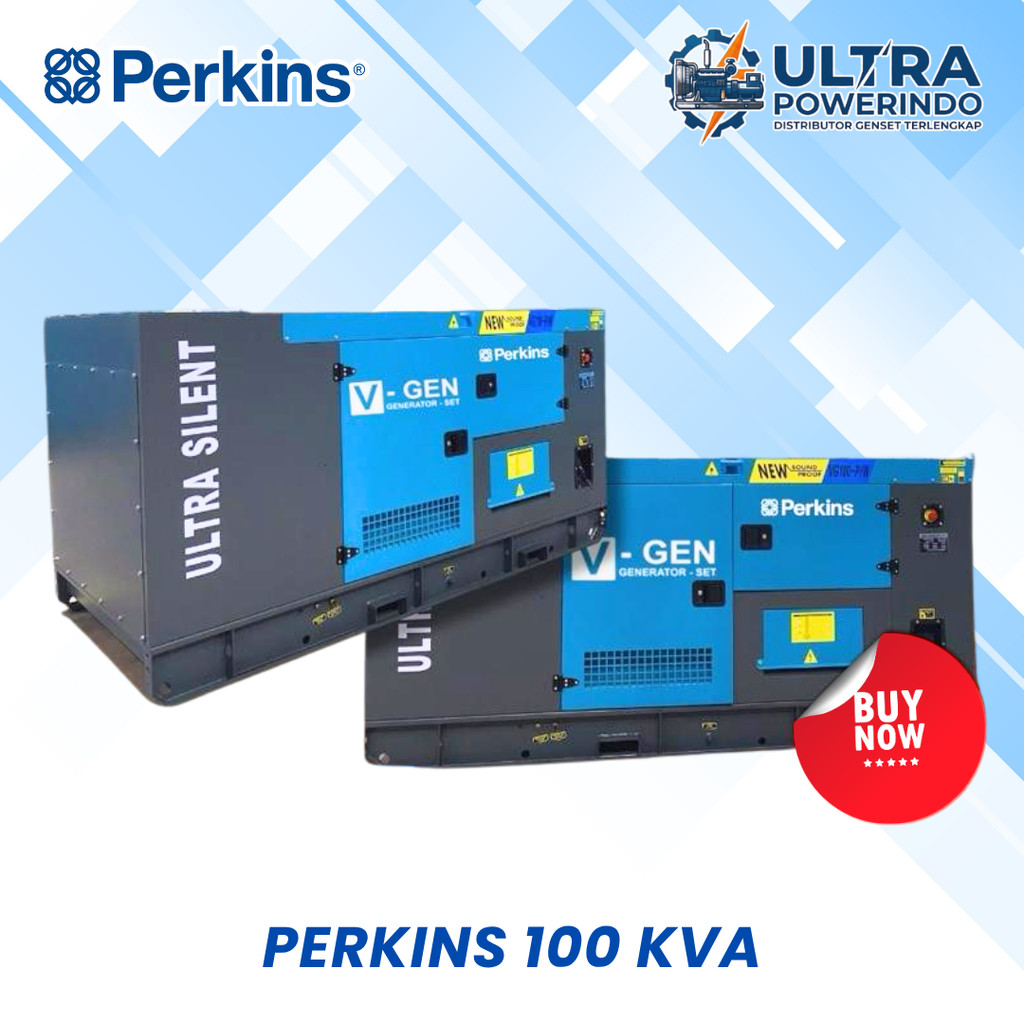 Genset Perkins 100KVA - Ultra Silent Diesel