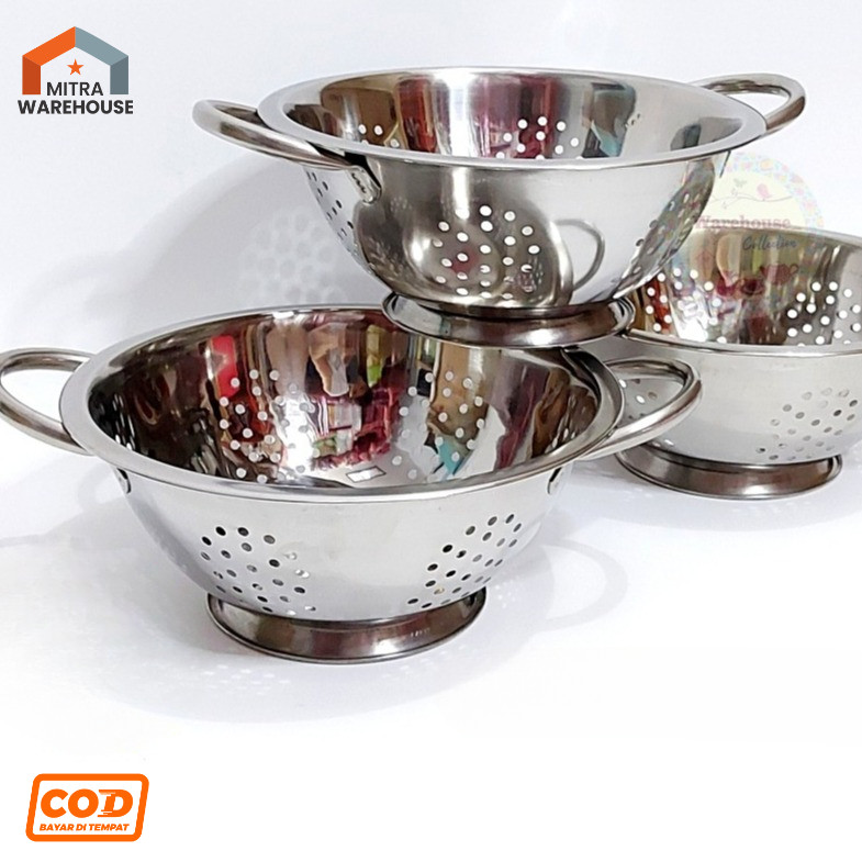 Sangku Nasi / Ceting Nasi Stainless Steel 24CM ROSH / Tempat Nasi Tanpa Tutup #MW