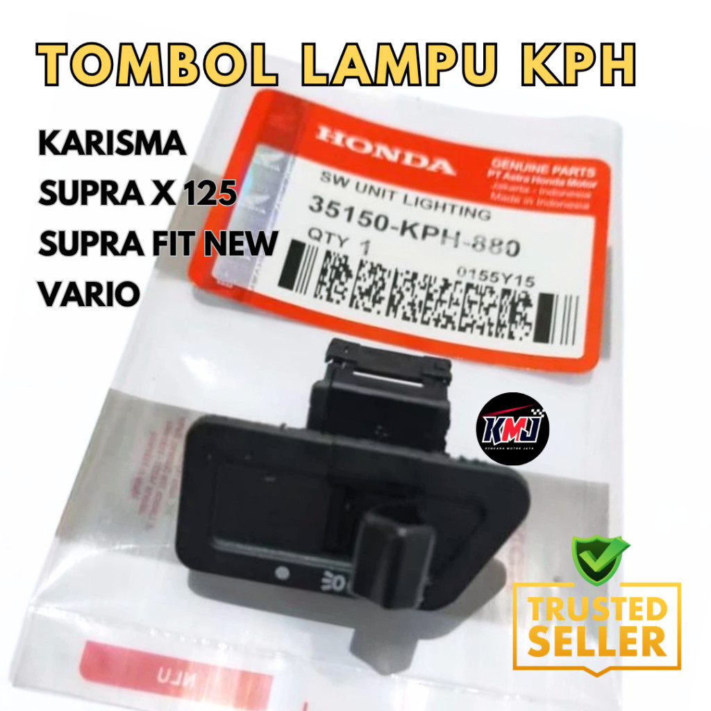 36150-KPH-880 Tombol Saklar Lampu Motor Karisma Supra x 125 Supra Fit New Vario Original Honda AHM