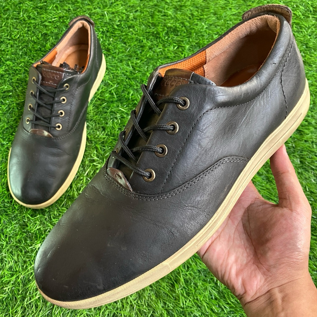 Sepatu ECCO Leather Kyle Retro shoes ukuran 44