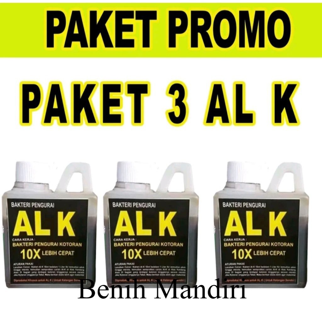 3 botol ALK cairan penghilang amoniak bau kandang