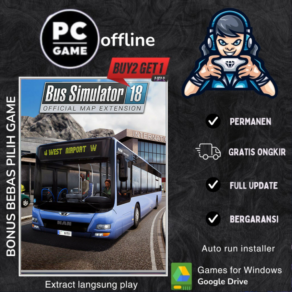 BUS SIMULATOR 18 - GAME PC - GAME LAPTOP - GAME OFFLINE